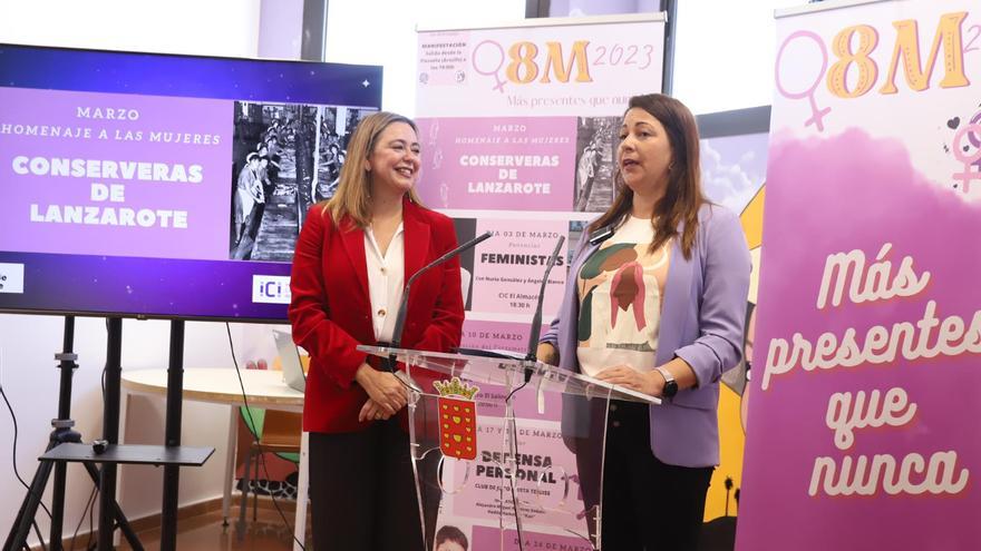 Presentación de los actos del 8M del Cabildo de Lanzarote