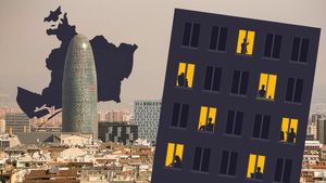Crecen los hogares de Barcelona con una única persona.