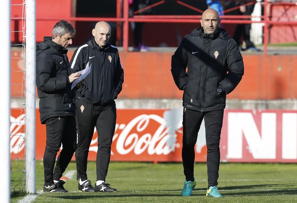 Entrenamiento del Sporting