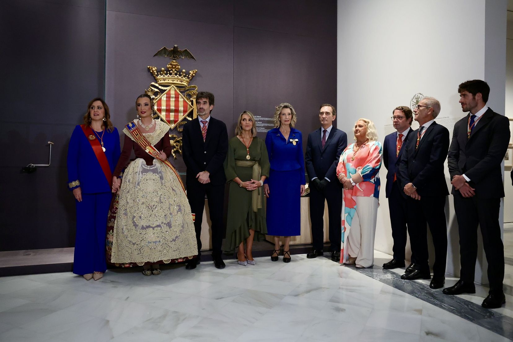 Balcón y "mocaorà" en la despedida de Berta Peiró y la corte 2025