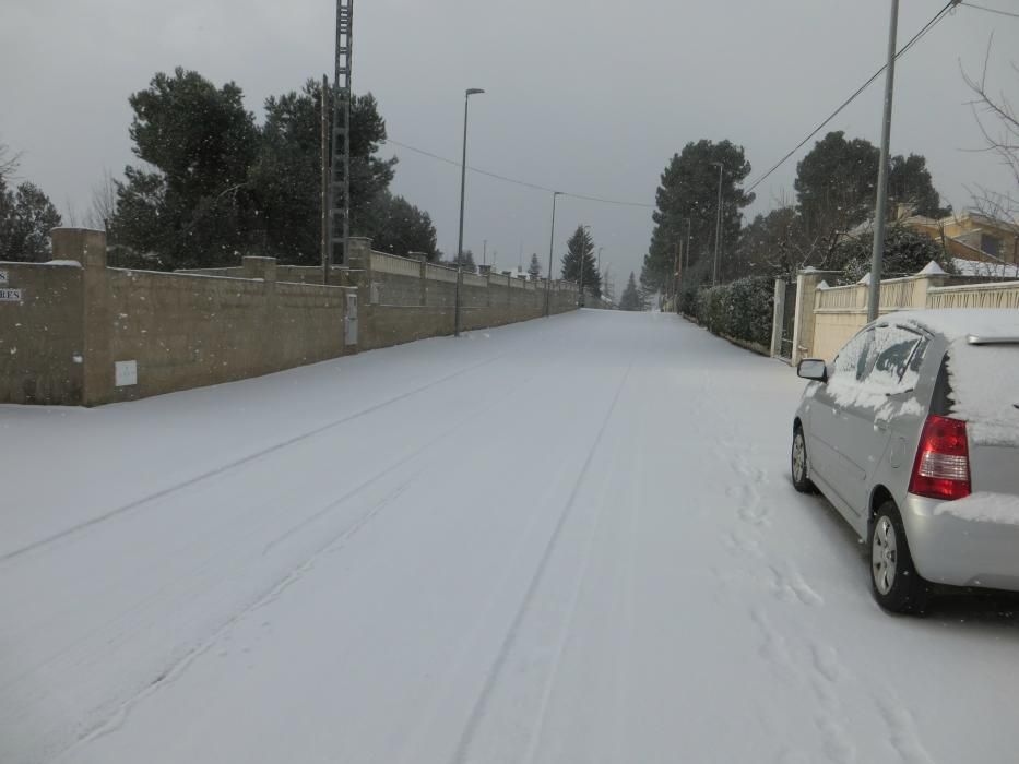 Nieve en Banyeres de Mariola