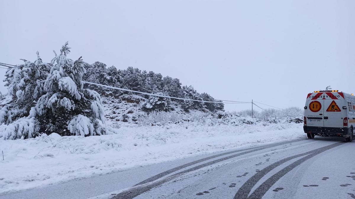 Nieve, frío y viento en la Comunitat Valenciana: la Aemet activa el aviso amarillo para este fin de semana.