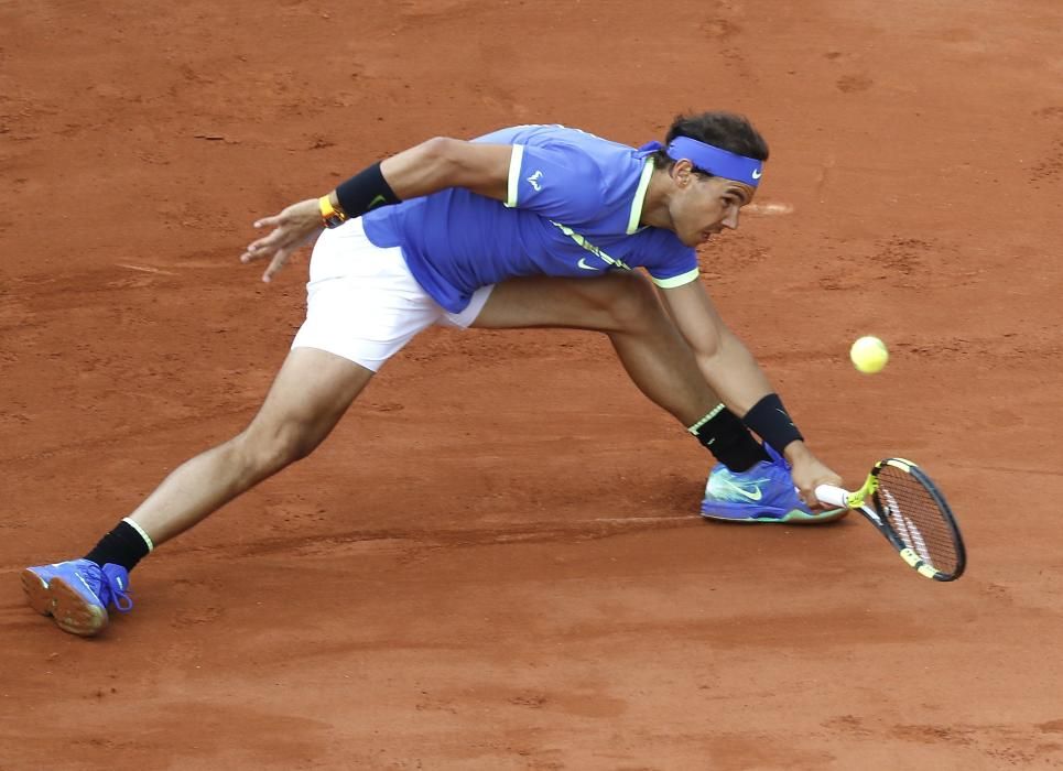 Partido de cuartos de final de Roland Garros entre Nadal y Carreño