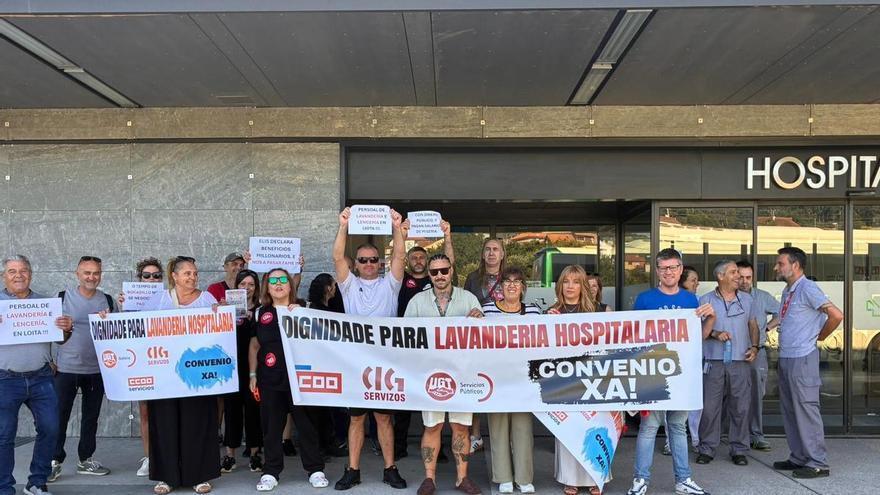 El personal de lavandería y lencería del Chuvi inicia movilizaciones y amenaza con ir a la huelga