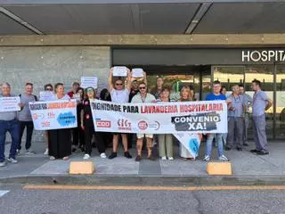 El personal de lavandería y lencería del Chuvi inicia movilizaciones y amenaza con ir a la huelga