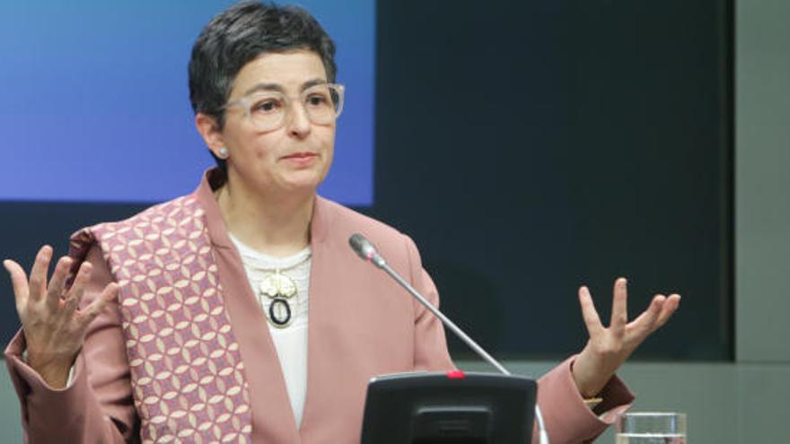 La ministra González Laya