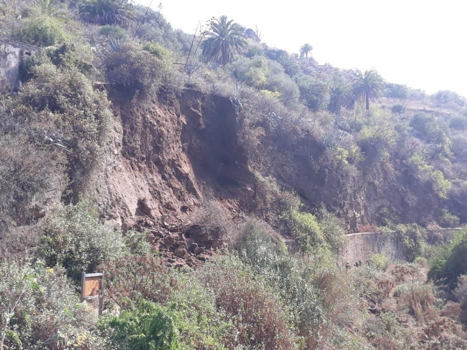 Desprendimiento en Barranco Alonso