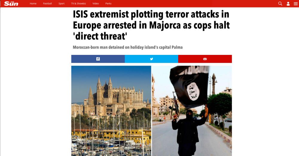 Medios internacionales se hacen eco de la operación antiyihadista en Palma