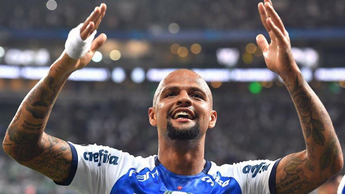 Felipe Melo juega en el Palmeiras a sus 36 años