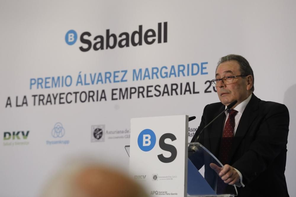 Premio Álvarez Margaride 2018 al empresario Sabino García Vallina, de TSK