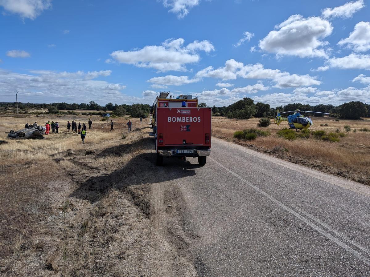Operativo de rescate en Piñuel de Sayago