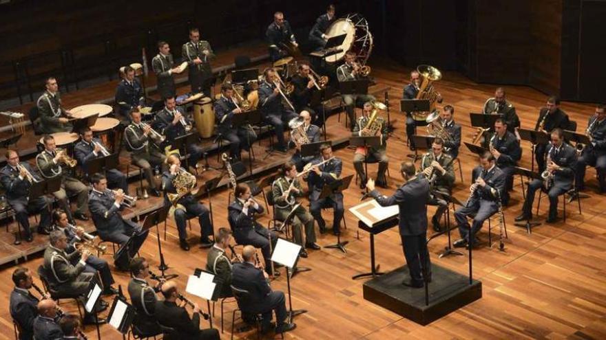 Uno de los conciertos de la Academia Básica del Aire.