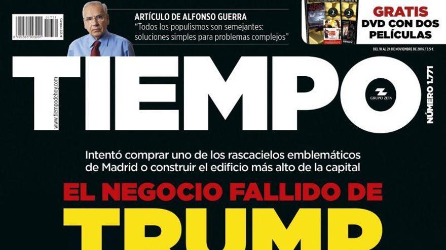 TIEMPO desvela que Trump quiso invertir en España