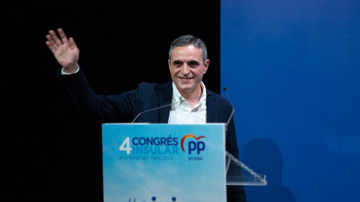 José Vicente Marí Bosó, durante su intervención, emitida desde el Centro Cultural de Jesús.