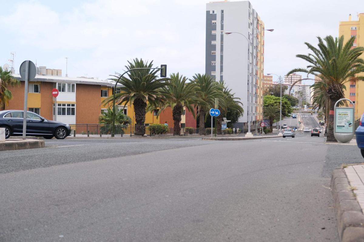 La Avenida Escaleritas, una de las vías que se beneficiará del Plan de Asfaltado municipal.