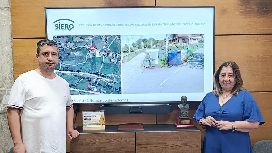 El Ayuntamiento de Siero ejecutará 28 nuevas bases de contenedores de residuos en la zona rural