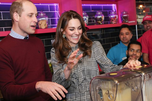 Kate Middleton y el príncipe Guillermo, en un restaurante de Bradford