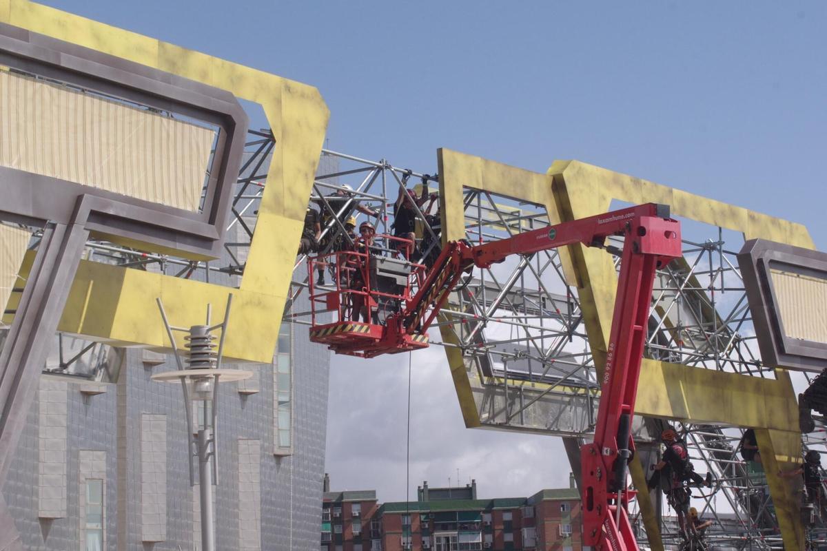 Preparativos para la San Diego Comic-Con Málaga en el Palacio de Ferias de Málaga Preparativos para la San Diego Comic-Con Málaga en el Palacio de Ferias de Málaga
