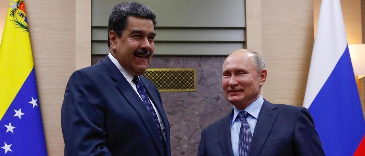 Maduro y Putin, en una reunión en Moscú, en diciembre del 2018.