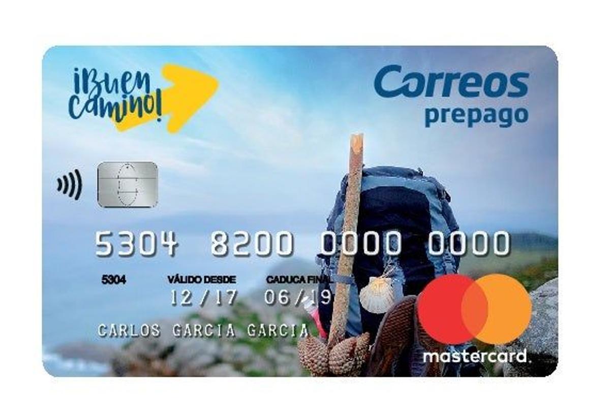 Tarjeta prepago Mastercard Camino de Santiago