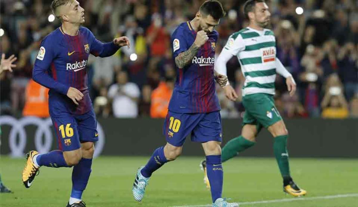 Como siempre, Messi fue la referencia ofensiva del equipo