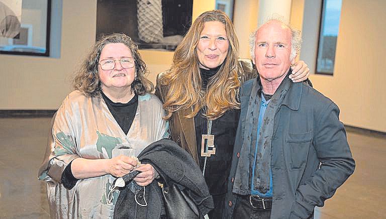 Rosario Pérez, Kris Peeters y Ñaco Fabré.