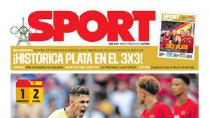 La portada de SPORT de hoy, martes 6 de agosto