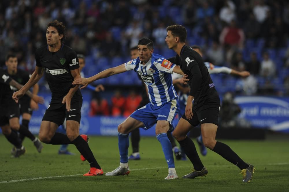 La afición se lo pasó en grande ante el Málaga