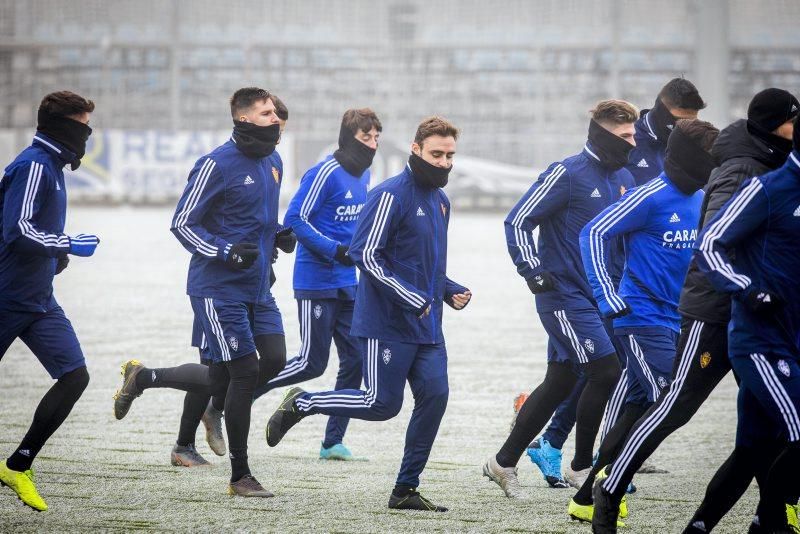 Entrenamiento del 13 de enero del Real Zaragoza