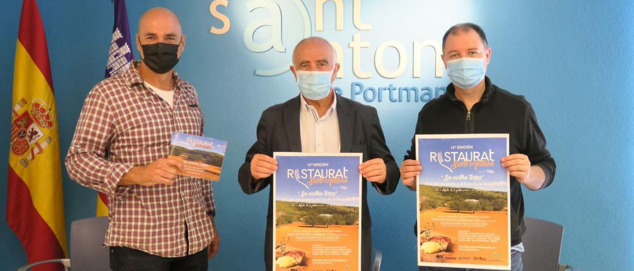 Presentación de la nueva edición de ‘Restaurat’, ayer en Sant Antoni | ASA