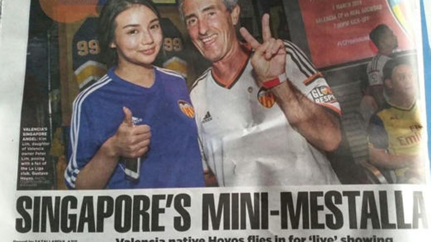 Gustavo, la sensación de la prensa de Singapur