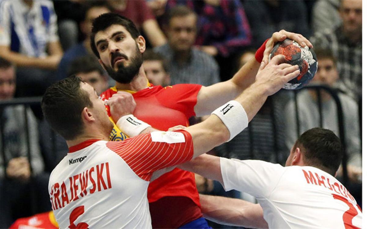 Gurbindo, en una acción del partido