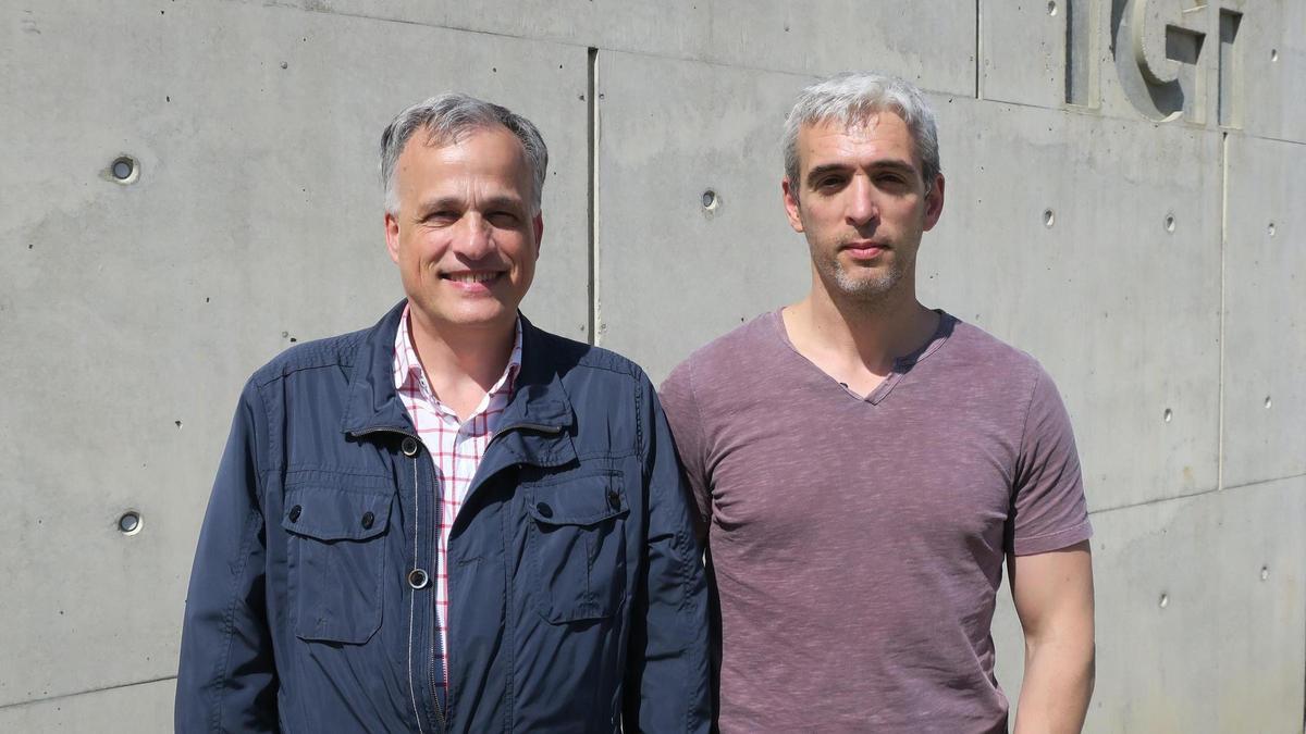 Los investigadores del IDBIGI José Manuel Fernández-Real y Jordi Mayneris-Perxachs.