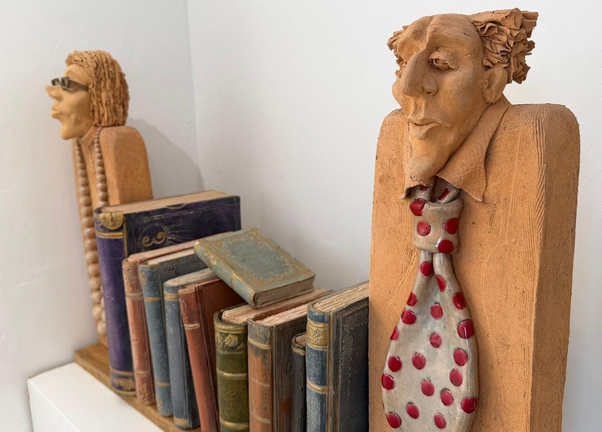Obras de cerámica de Gerry Clark.