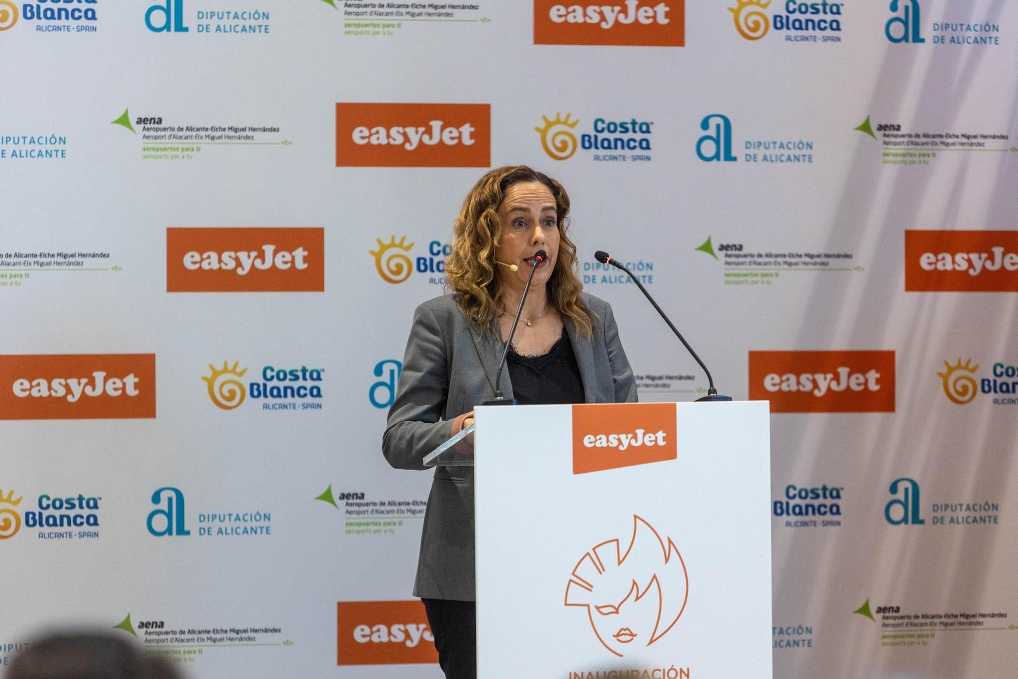 Presentación de la nueva base de Easyjet en el Aeropuerto de Alicante-Elche Miguel Hernández