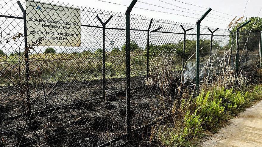 La Ricarda un incendi crema 600 m2 | EFE/QUIQUE GARCÍA