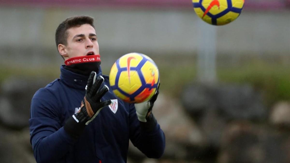 Kepa no está cómodo en el Athletic