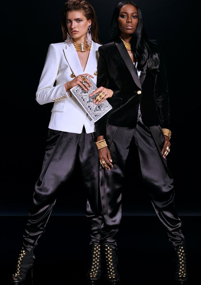Balmain x H&M, black and white