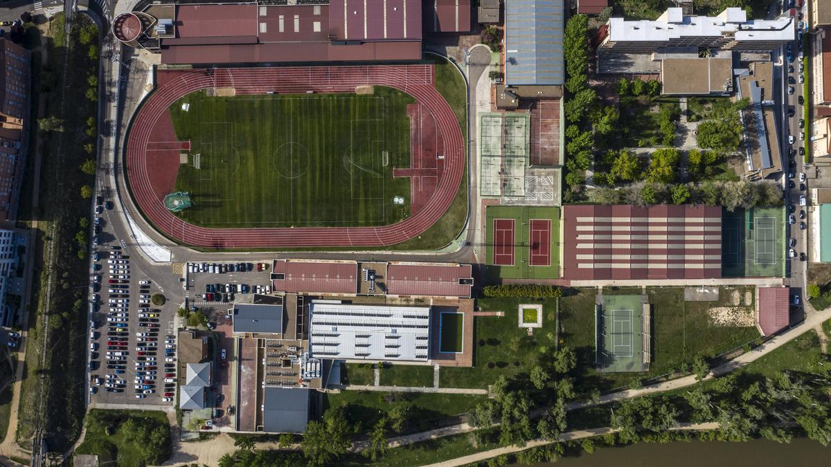 Ciudad Deportiva, vista aérea.