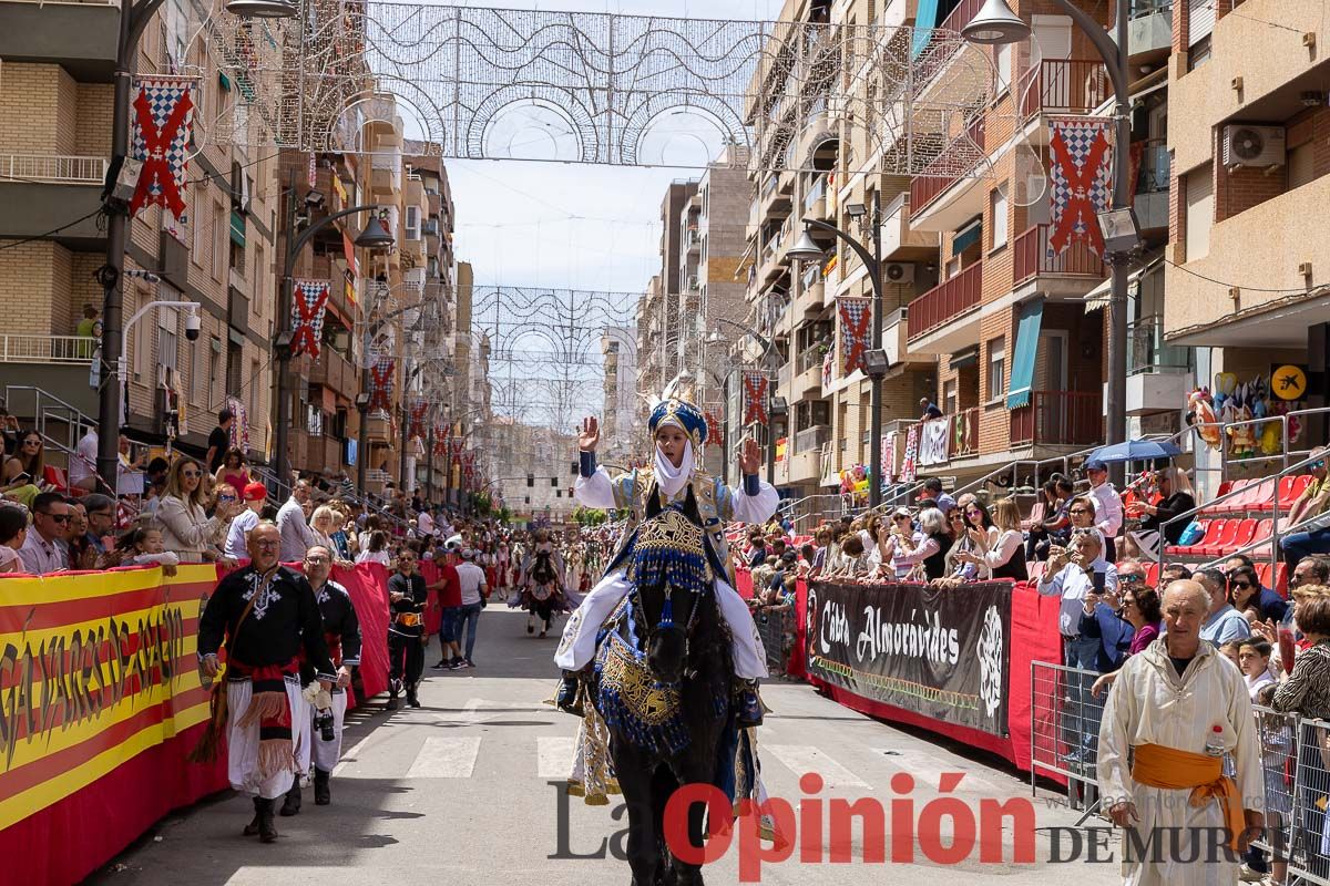 Desfile infantil del Bando Moro en las Fiestas de Caravaca