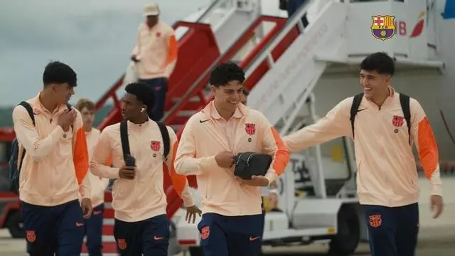 El Barça campeón ya está en Vitoria… y Pedri enloquece a la afición
