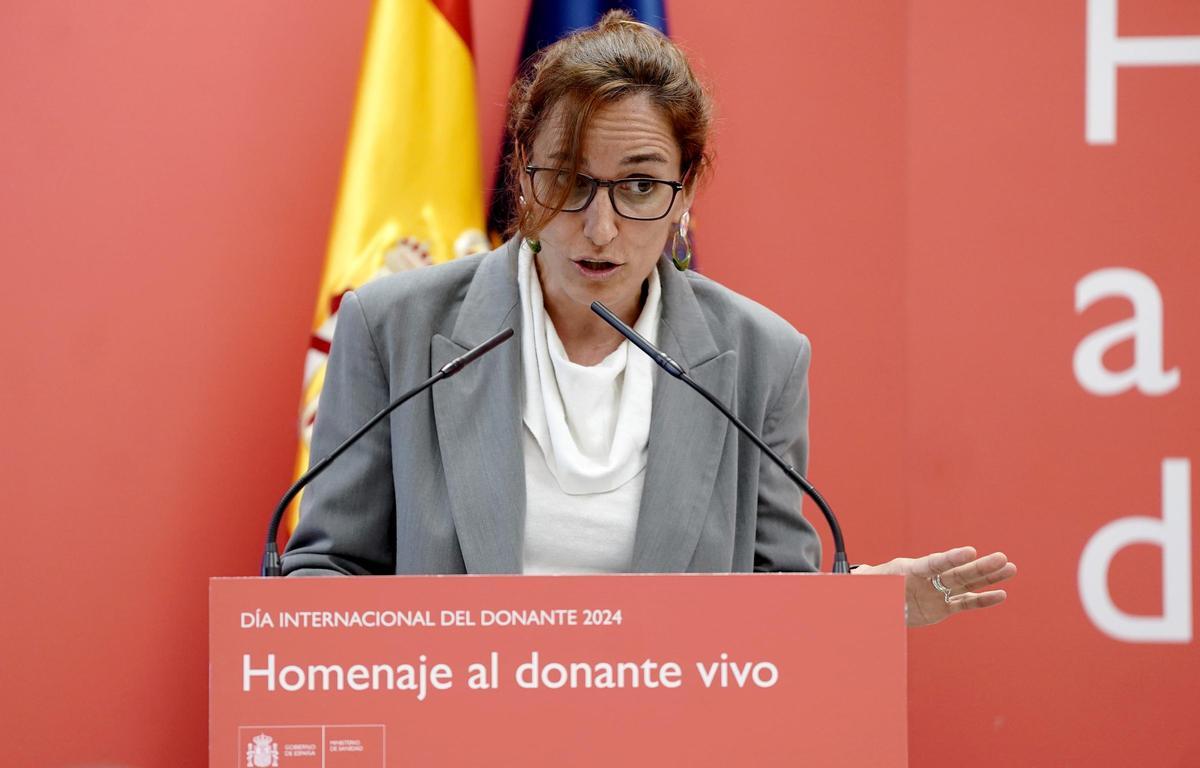 Mónica García, ministra de Sanidad.