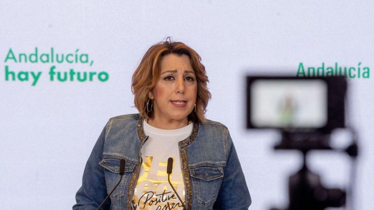 Susana Díaz, en un acto en 2021. | EDUARDO BRIONES