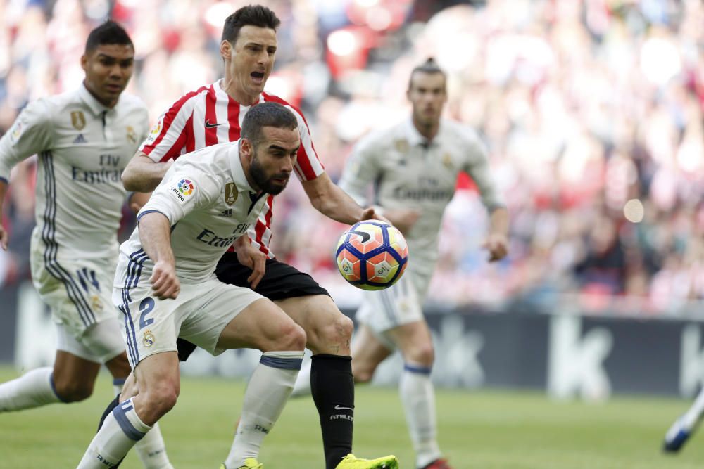 Las mejores imágenes del partido entre el Athletic y el Real Madrid en San Mamés.