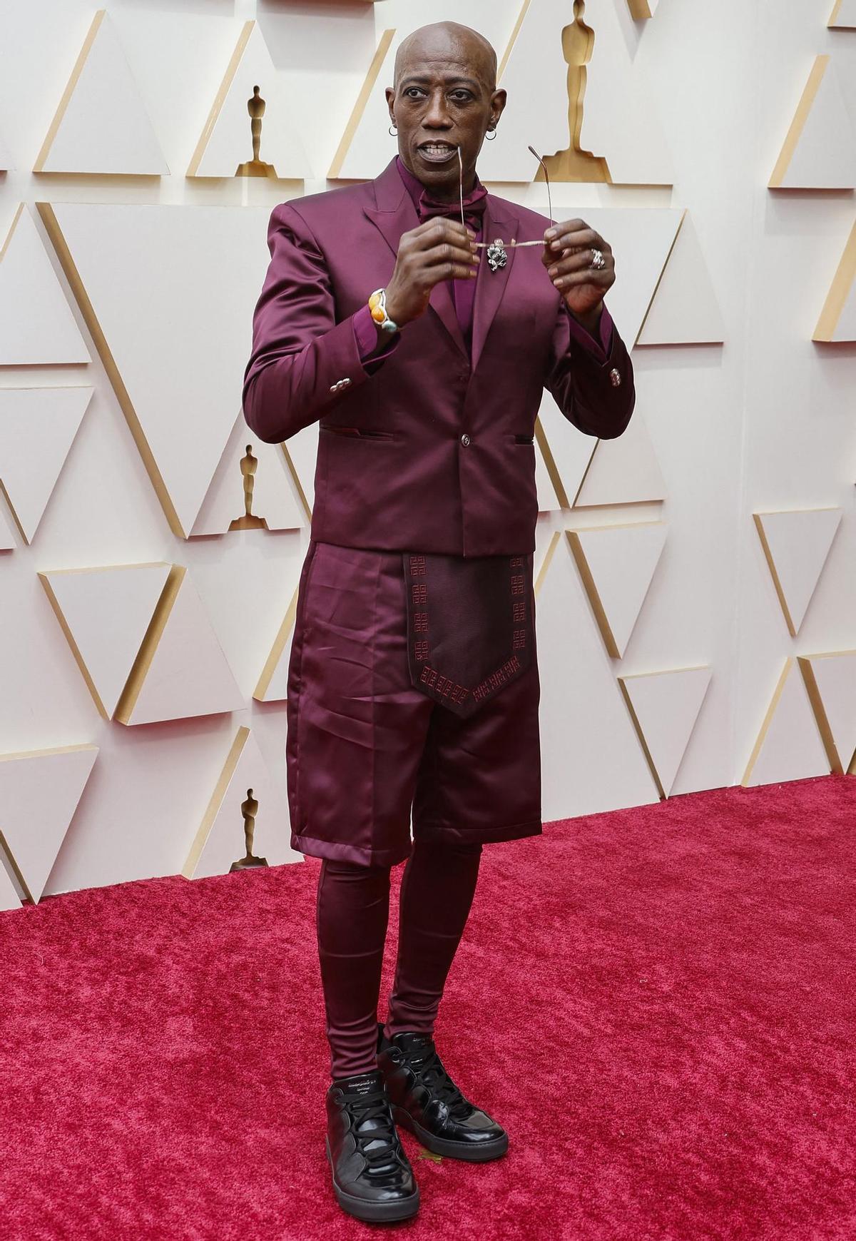 Wesley Snipes, en la alfombra roja de los Oscars 2022