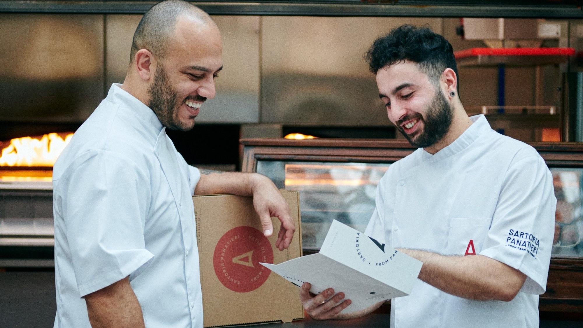 Rafa Panatieri y Jorge Sastre, de Sartoria Panatieri, en La Tavola by Sartoria Panatieri en el Hotel Mandarin Oriental de Barcelona.