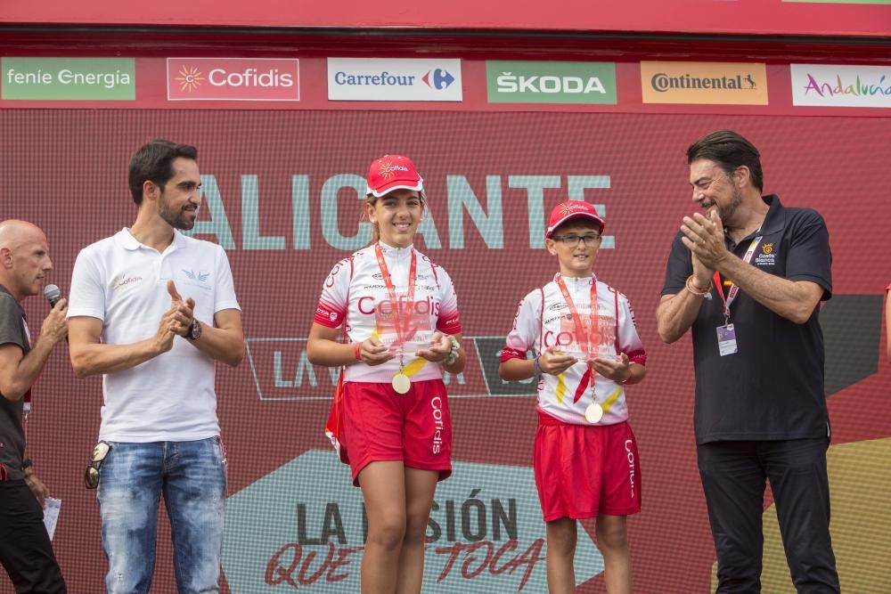 Llegada a Alicante de la tercera etapa de la Vuelta