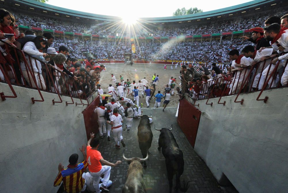 Primer 'encierro' de Sant Fermí