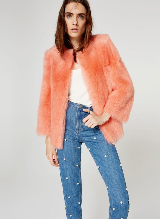 Tentaciones de nueva colección: Abrigo de pelo de Uterqüe