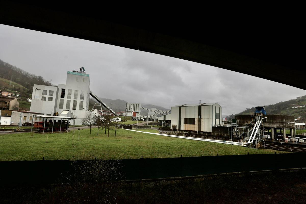 La zona del lavadero del Batán, en Mieres.